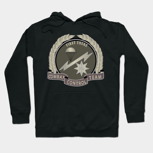 Combat Control Team Badge - Subdued X 300 Hoodie by twix123844